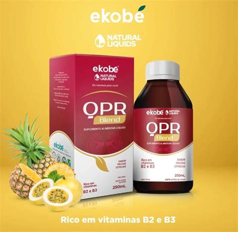 QPR Blend Líquido 250ml saúdes dos rins Ekobé Benvitta Saúde