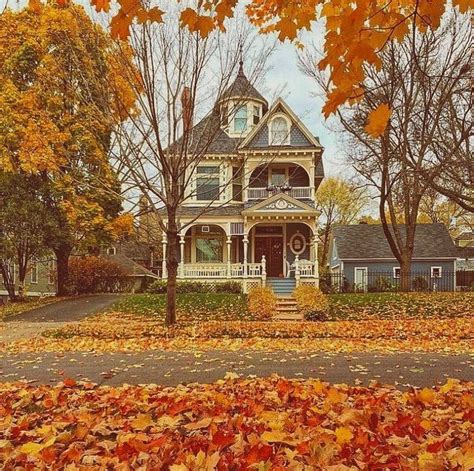 🍂witchy Autumns🌙 Autumn Scenery Autumn Scenes Victorian Homes