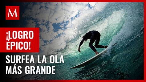 Surfista Alem N Establece R Cord Mundial De Ola M S Grande Grupo Milenio