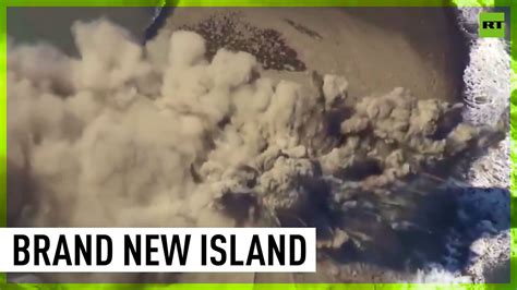 Underwater Volcano Creates New Island Off Japan Eruption Continues