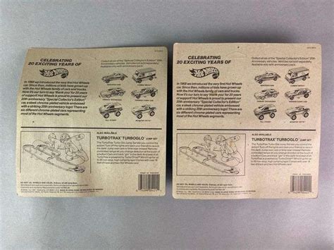 Group Of 2 Hot Wheels 20th Anniversary Special Collectors Edition Sets Matthew Bullock Auctioneers