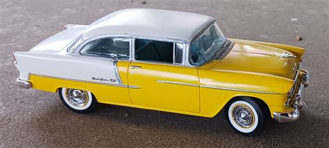 1955 Chevy Bel Air Sedan Plastic Model Car Kit 125 Scale