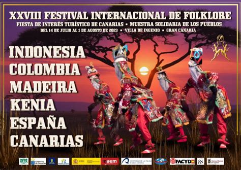 Calendario Festival Internacional De Folklore Folklore Canario