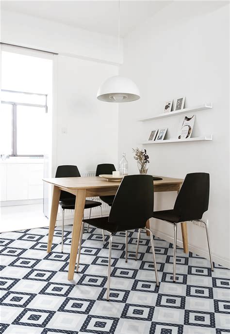 Rock Patterned Geometric Tile In Your Kitchen_geometric floor tiles for ...