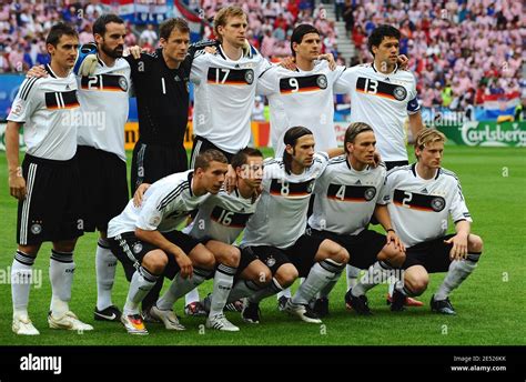 Germany's team during the UEFA EURO 2008, Group B, match Germany vs ...