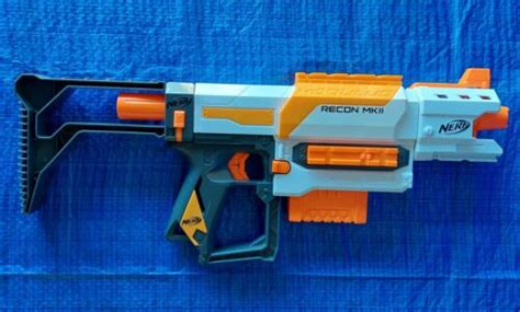 Nerf Modulus Recon Mkii Dart Blaster Mk Orange Barrel Stock Ammo Clip