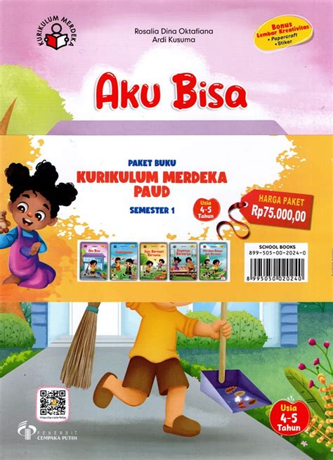 Jual Buku Paket Buku Kurikulum Merdeka PAUD Usia 4 5 Tahun Semester 1