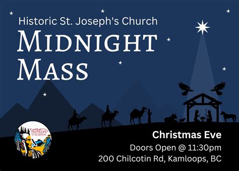 Dec 24 | Midnight Mass at St. Joseph's Church - Tk̓emlúps te Secwépemc