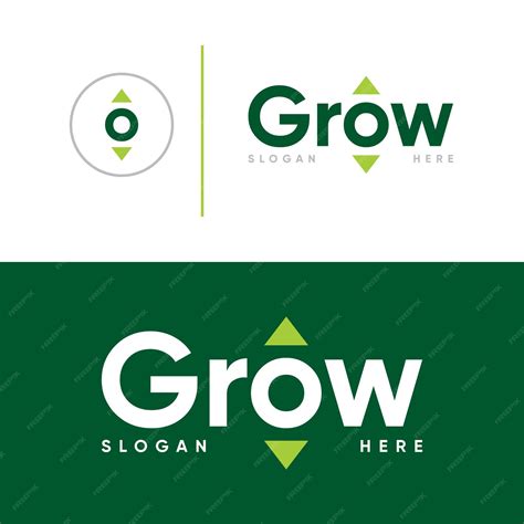 Premium Vector Grow Logo Idea Design App Logo Agri Logo Grow Logo