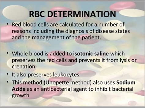 Rbc Counting Unopette