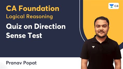 Quiz On Direction Sense Test Pranav Popat Ca Foundation Youtube