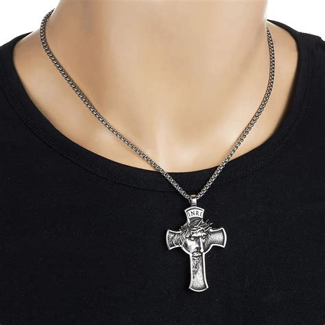 Croix En Argent Homme Collier En Croix