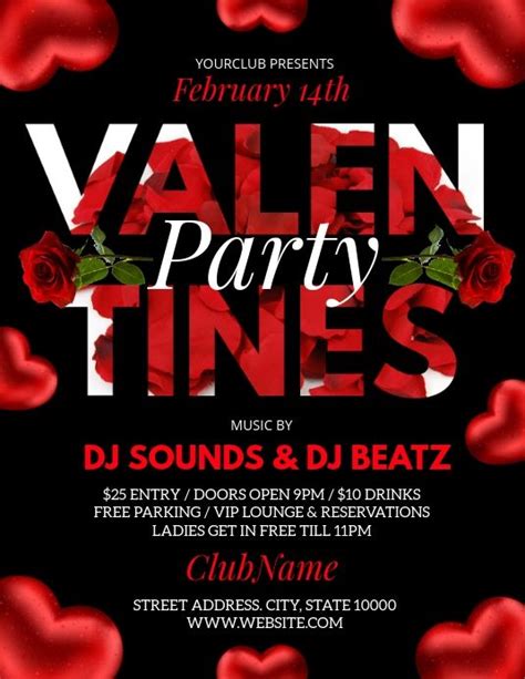 Valentines Day Valentines Dj Sound Entry Doors