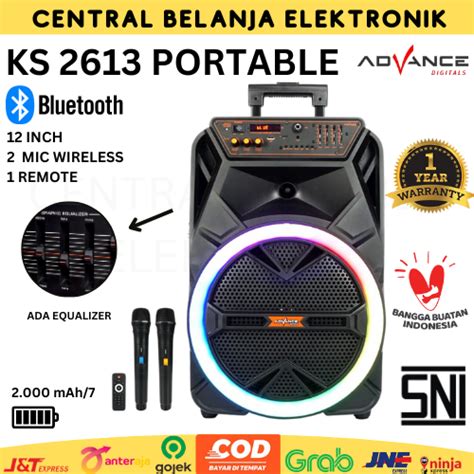 Jual Speaker Bluetooth Advance Ks Speaker Meeting Portable Inch