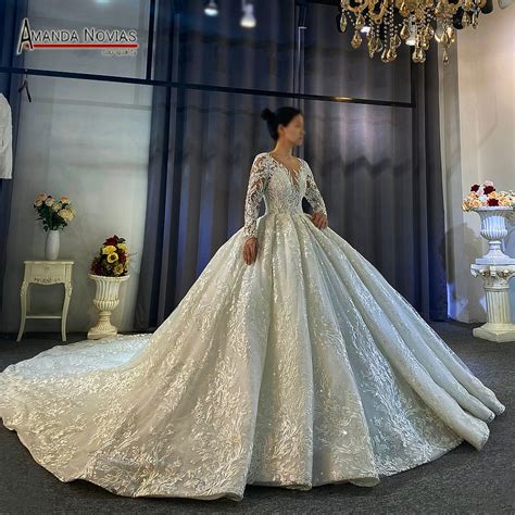 Aminhas Vestido Rendado 2021 Vestido Para Baile De Casamento