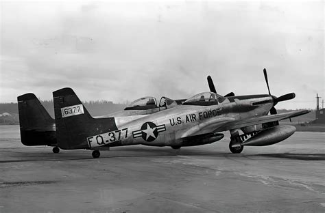 The Ingenious P 82 Twin Mustang USAF S Long Range Aircraft Jets N