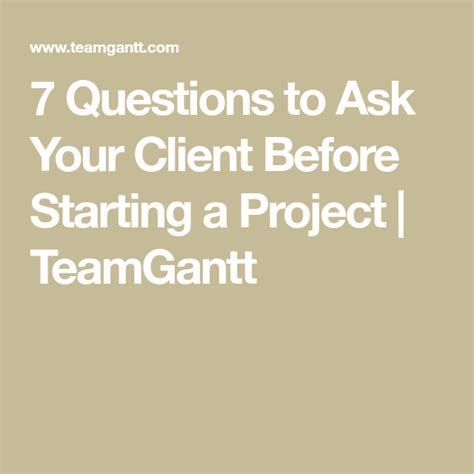 7 Questions To Ask Your Client Before Starting A Project Teamgantt This Or That Questions