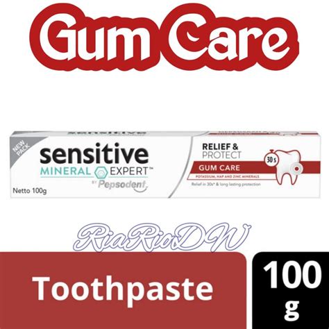 Jual Pepsodent Sensitive Mineral Expert Gum Care Gram Pasta Gigi