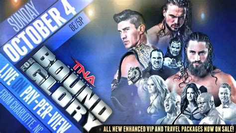 TNA Bound For Glory 2015 PPV Latest Card With Six Matches Inside Pulse