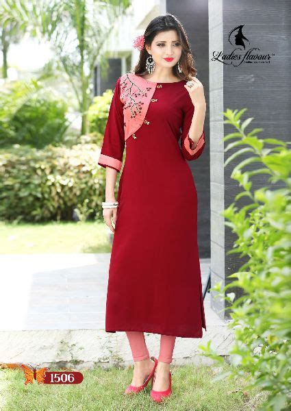 Crepe Kurtis Size L M Xl Xxl Feature Anti Wrinkle Shrink