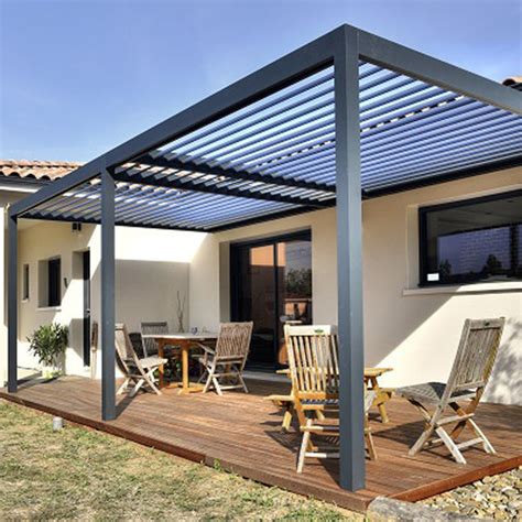 Wall Mounted Pergola SPR01 AXIUM Solutions Aluminium Self