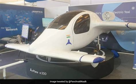 Flying Taxi Prototype By Iit Madras Start Up Grabs Eyeballs At Aero India