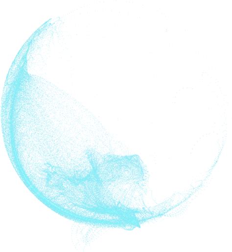 Efeito De Luz Da Lua Com Partícula Azul Png Azul Partícula Lua Png