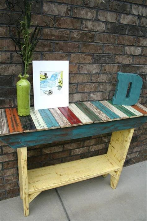 Diy Desk Out Of Pallets Pallets