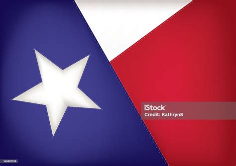 Texas State Flag Stock Illustration Download Image Now Texas State Flag Vector Blue Istock