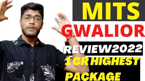 Mits Gwalior College Review Cutoff Placement Fees Youtube