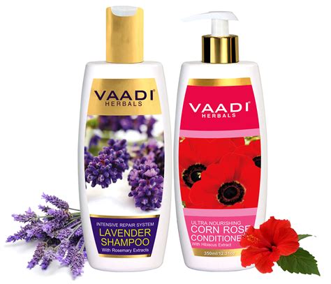 Vaadi Herbals Lavender Shampoo With Corn Rose Conditioner Buy Vaadi Herbals Lavender Shampoo