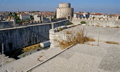 Yedikule Walls Located In Istanbul Turkey Were Built During The