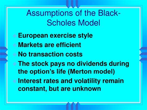 Ppt Black Scholes Pricing And Related Models Powerpoint Presentation