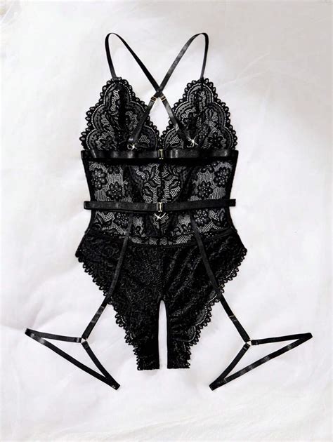 Lingerie Sensual Feminina Cinta Liga E An Is De Perna Design