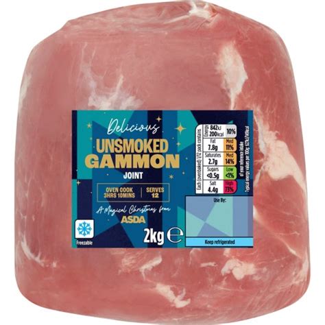 Asda Butcher S Selection Unsmoked Gammon Joint Kg Compare Prices