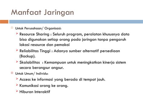 Mengenal Materi Kelas X Jaringan Komputer Ppt