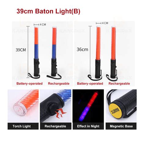 Cm And Cm Length Traffic Wand Baton Light Kaide Safety Supplies