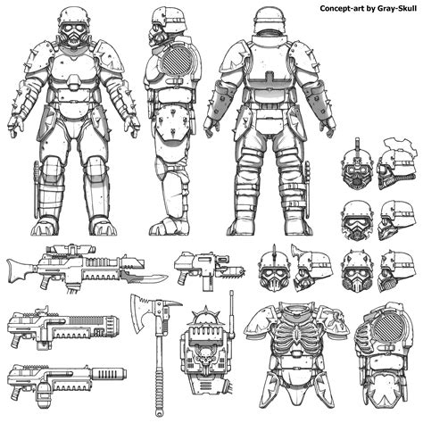 Crimson Stormtroopers (concept art) (by Gray-Skull) : ImaginaryWarhammer