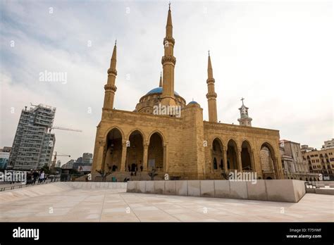 The Mohammad Al Amin Mosque Beirut Lebanon Stock Photo Alamy