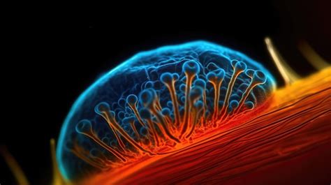 Premium Photo | A close up of a colorful jellyfish