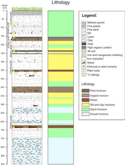 Análisis litoestratigráfico Análisis paleoambiental de sedimentos