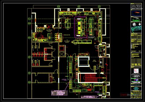 Restaurant Electrical Layout plans AutoCAD File DWG