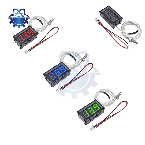 Xh B310 Digital Tube Led Display Thermometer 12v Temperature Meter K Type M6 Thermocouple Tester