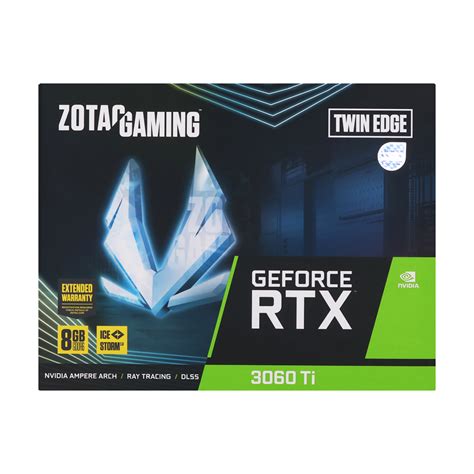 VGA การดแสดงผล ZOTAC GAMING GEFORCE RTX 3060 TI TWIN EDGE LHR 8GB