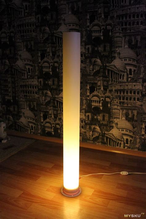 Светильник из трубы ПВХ своими руками. С RGB подсветкой и Bluetooth ...