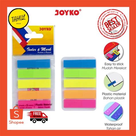 Jual Index Mark Penanda Pembatas Joyko IM 43 Plastik Stick Notes