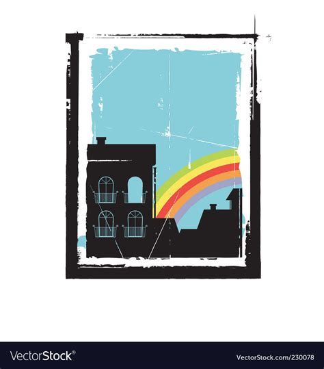 Old town Royalty Free Vector Image - VectorStock