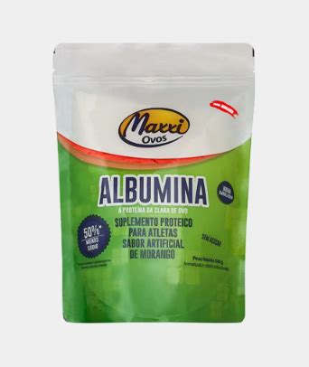 Albumina Morango Refil G Maxxiovos Up Nutri O