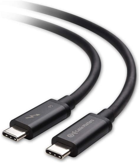 Cable Matters Intel Certificado 0 8 M Cable Thunderbolt 3 De 40 Gbps