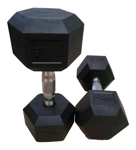 Par De Mancuernas Hexagonales Lb Cromadas Wod Pro Meses Sin Intereses